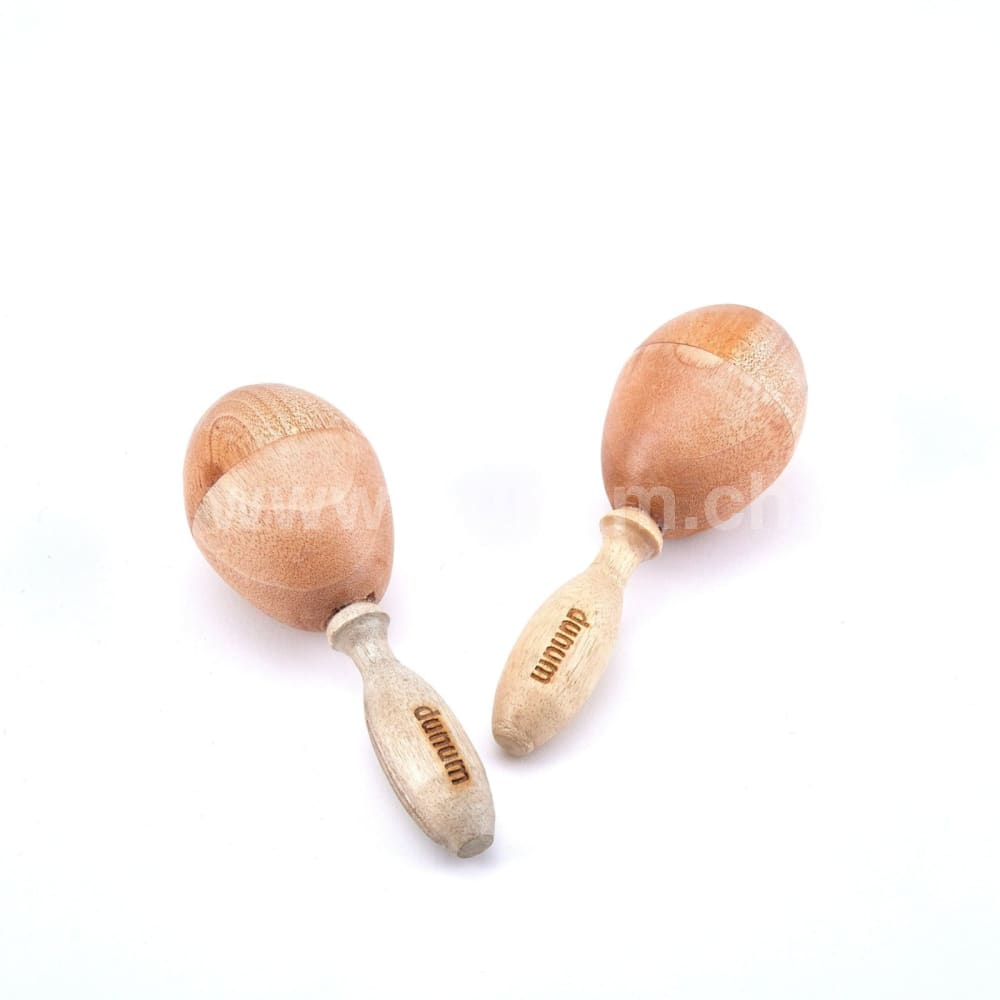 Mini Holz Maracas | Musikinstrumente für Gross & Klein | Klangeffektinstrumente | Dunum.ch