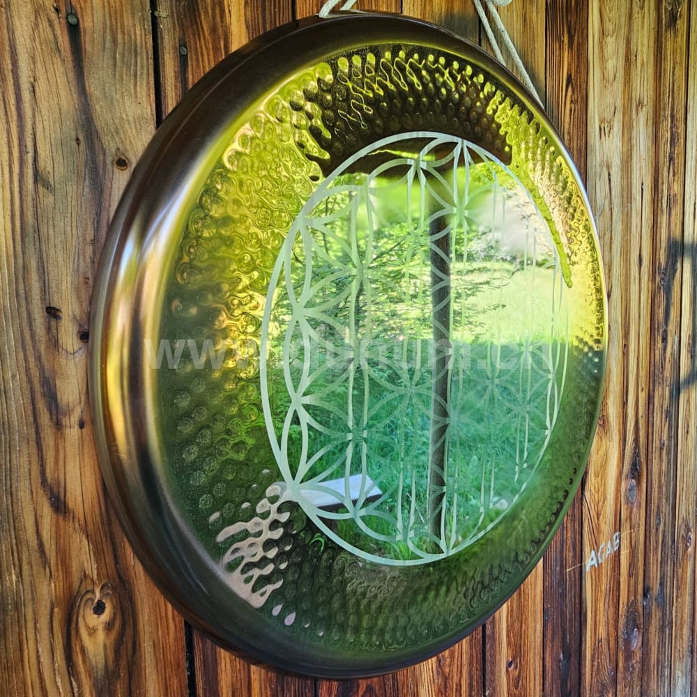 Mirrow Gong ⌀ 70 cm - Blume des Lebens