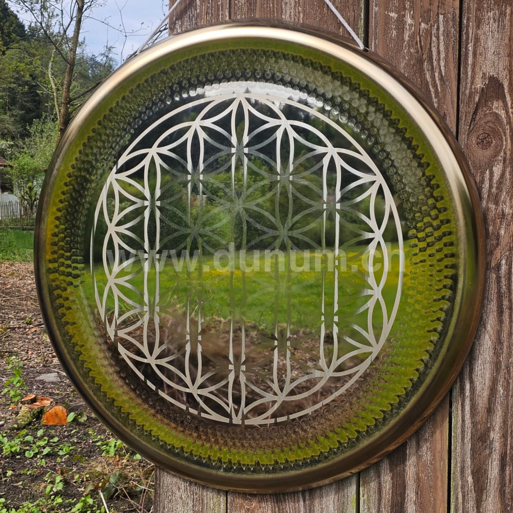 Mirrow Gong ⌀ 80 cm - Blume des Lebens