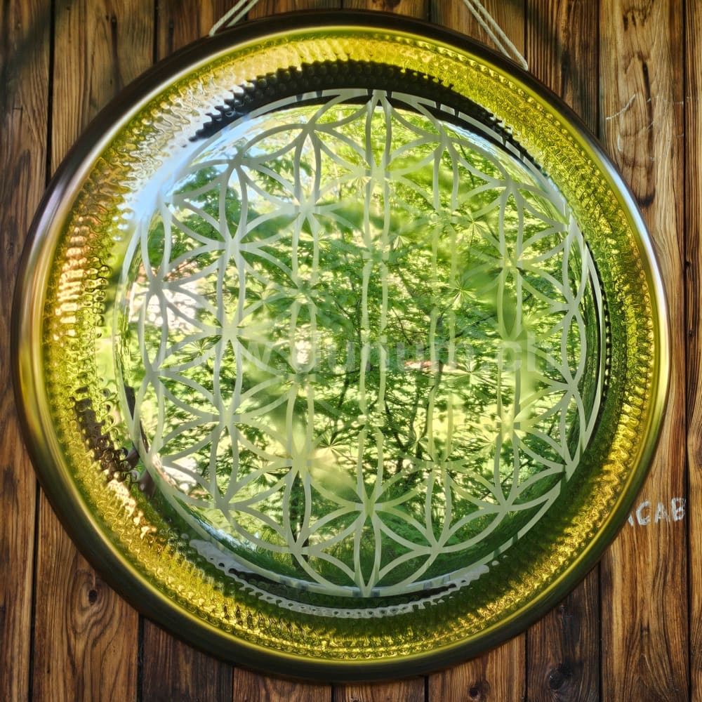 Mirrow Gong ⌀ 90 cm - Blume des Lebens