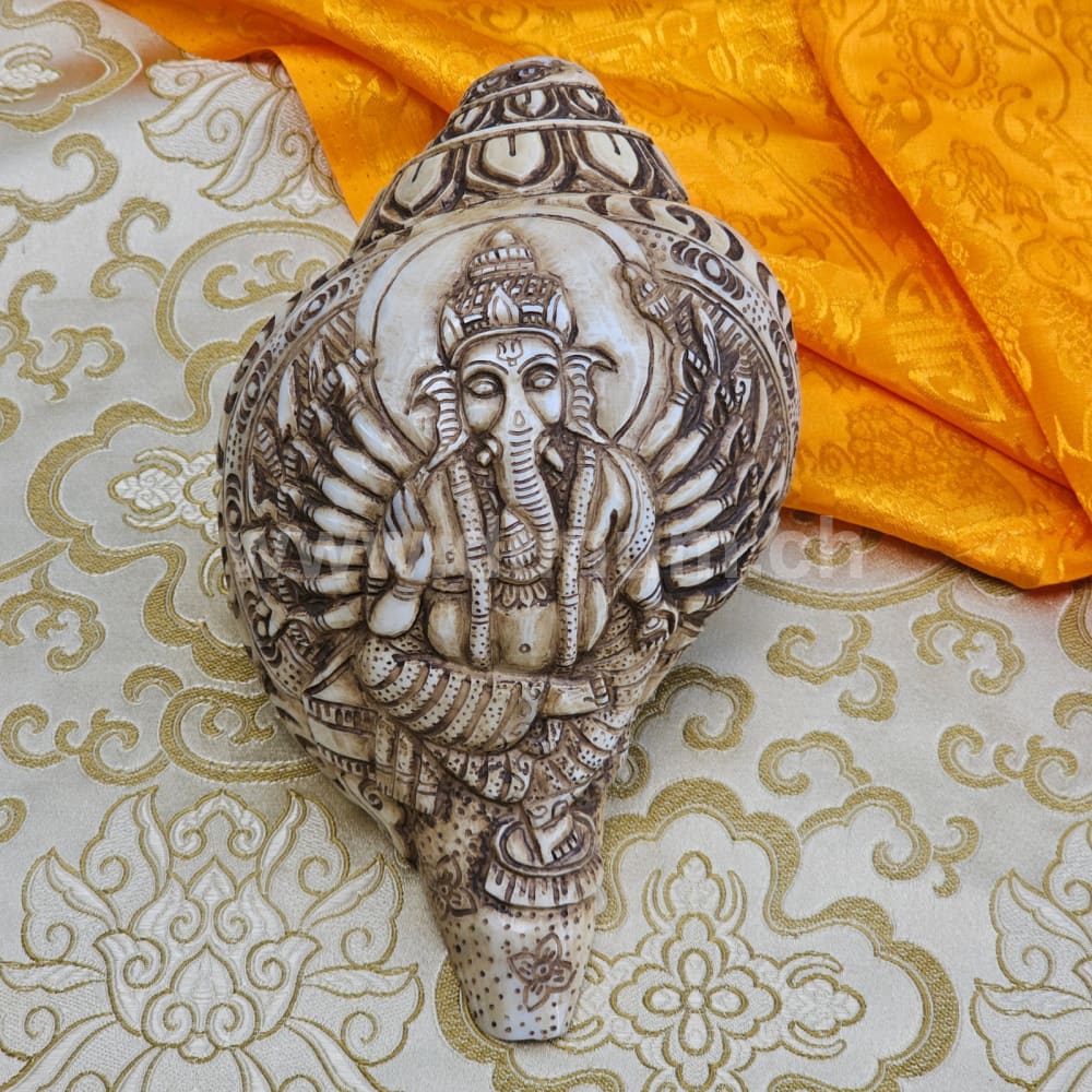Muschelhorn Ganesh