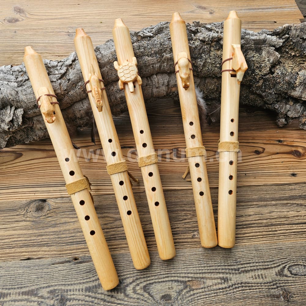 Navajo Indianer Flöten in A | Blasinstrumente | Indianische Flöten | Dunum.ch