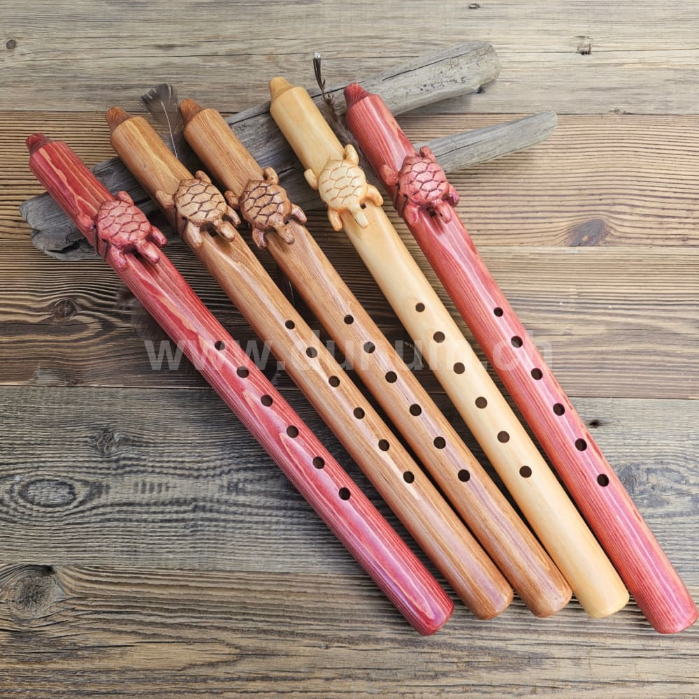 Navajo Indianer Flöten in A 432 Hz Schildkröte