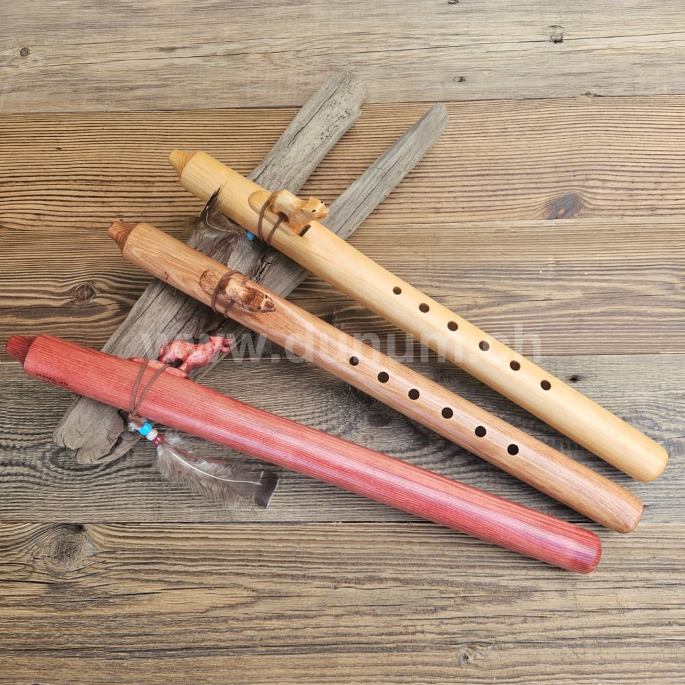 Navajo Indianer Flöten in A 432 Hz Wolf