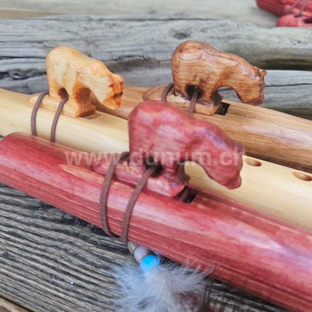 Navajo Indianer Flöten in C 432 Hz Bär