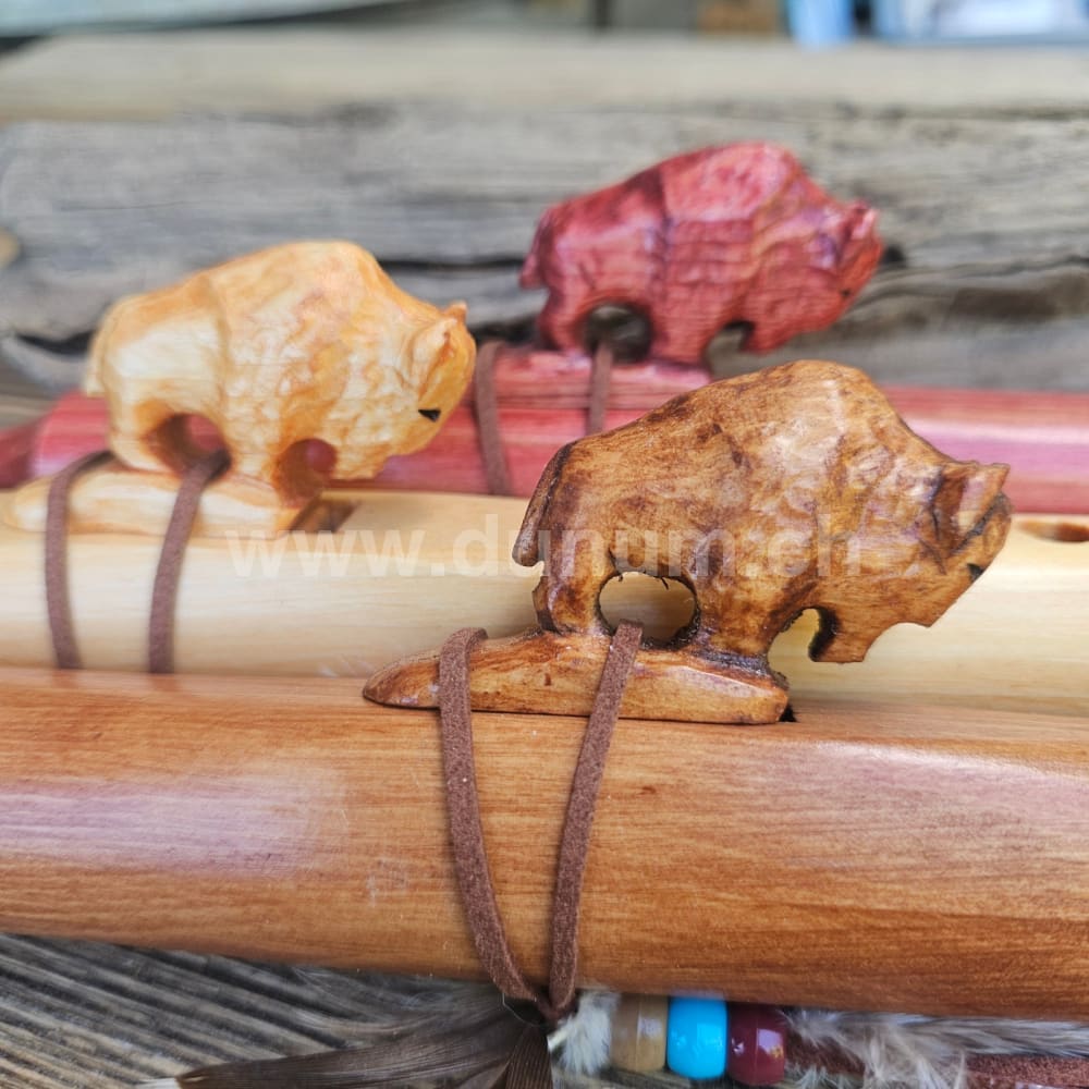 Navajo Indianer Flöten in C 432 Hz Bison