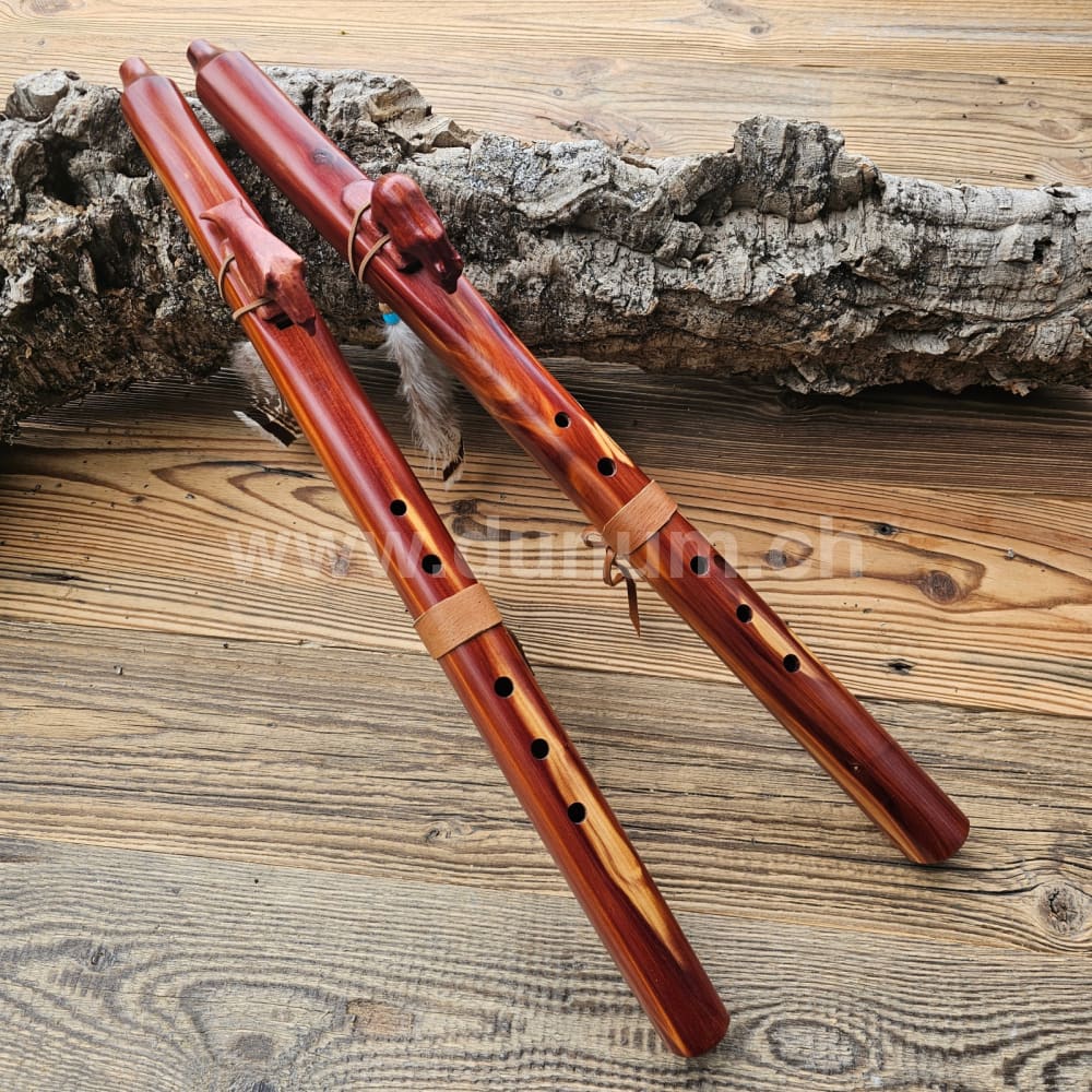 Navajo Indianer Flöten in A | Blasinstrumente | Indianische Flöten | Dunum.ch