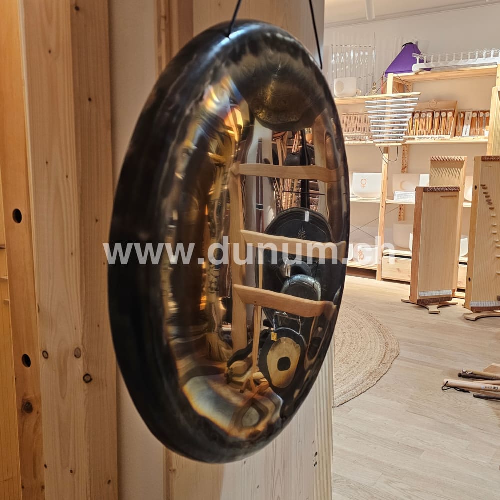 Neusilber Gong 50 cm 128 Hz - Eichenwurzel