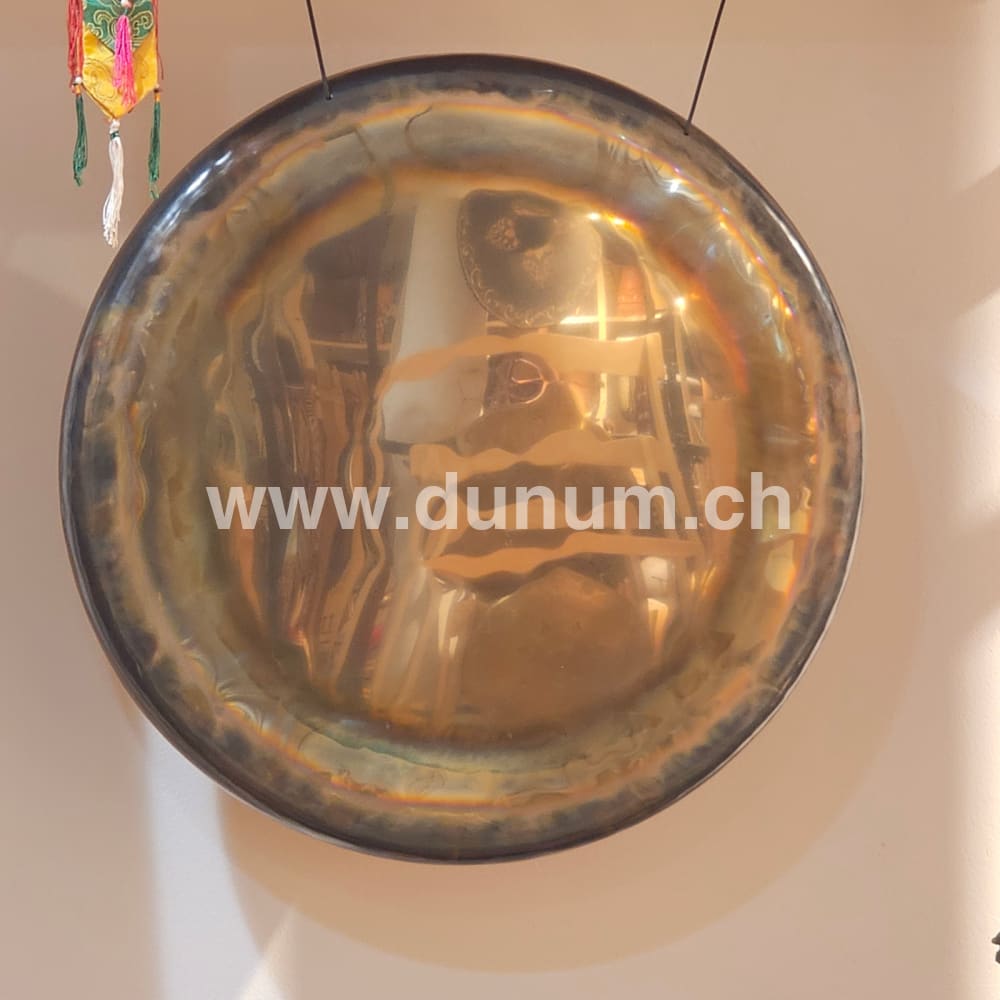 Neusilber Gong 60 cm 128 Hz - Eichenwurzel