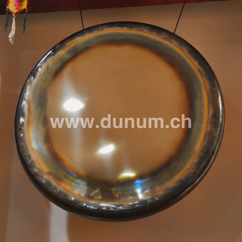 Neusilber Gong 60 cm 128 Hz - Eichenwurzel