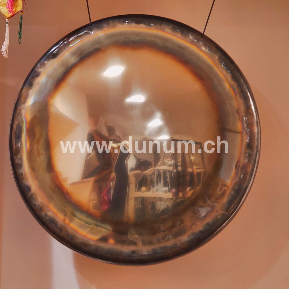 Neusilber Gong 60 cm 128 Hz - Eichenwurzel