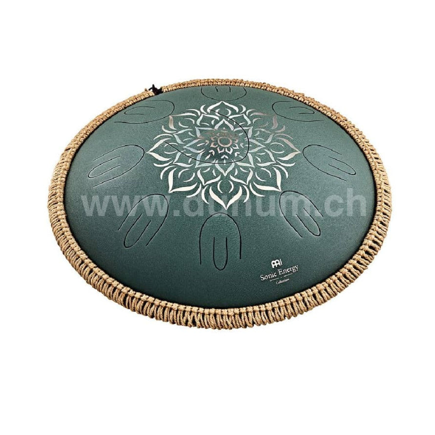 Octave Steel Tongue Drum - F Major 432 Hz - Dark Green