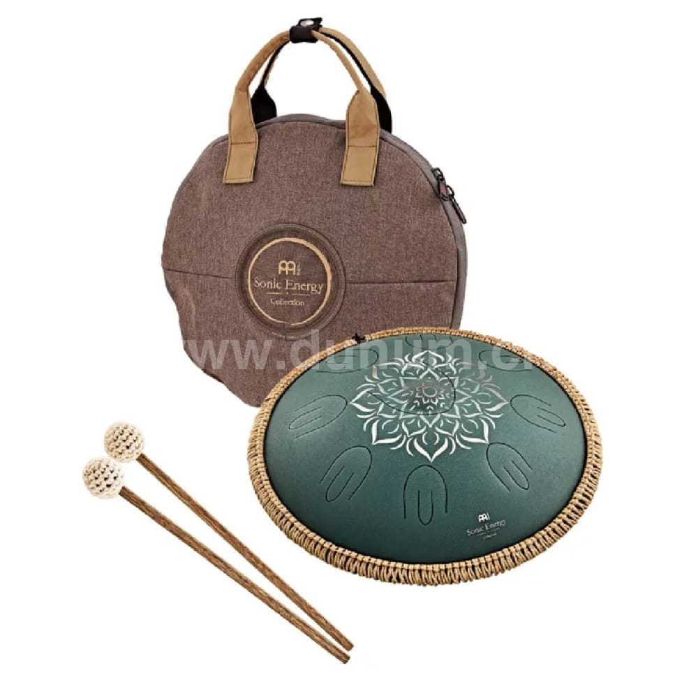 Octave Steel Tongue Drum - F Major 432 Hz - Dark Green
