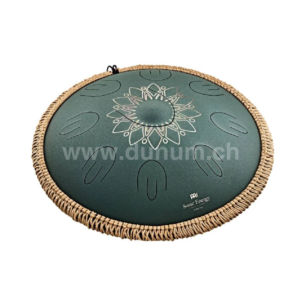 Octave Steel Tongue Drum - F# Minor 432 Hz - Dark Green