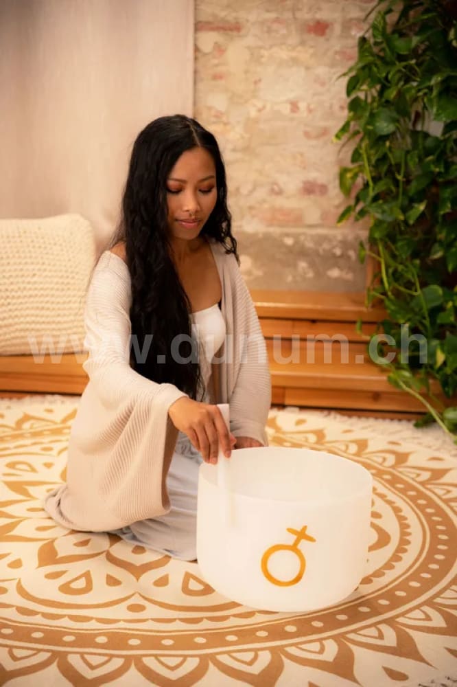 Platonisches Jahr Kristallklangschale 172,06 Hz / F3