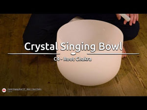 14" / 35cm Root Chakra Crystal Singing Bowl C | 432Hz