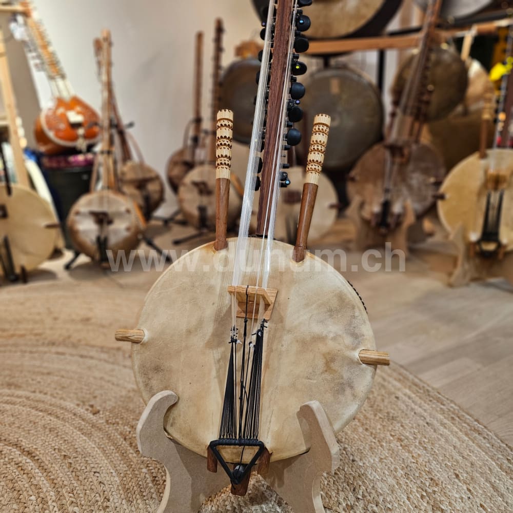 Profi Kora - mit Halbtönen - Mandingue Stimmung | Saiteninstrumente | Kora N'Goni | Dunum.ch
