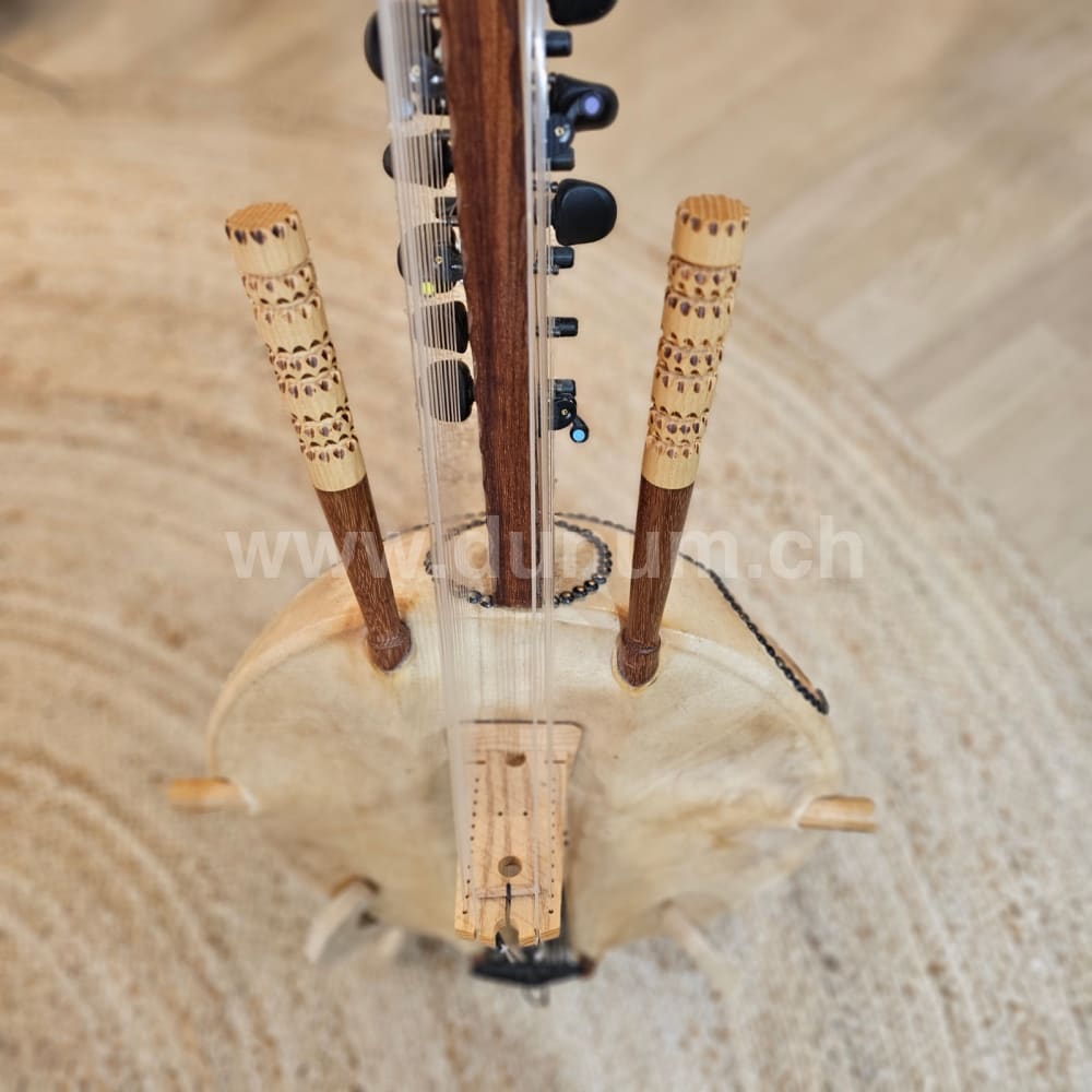 Profi Kora - mit Halbtönen - Mandingue Stimmung | Saiteninstrumente | Kora N'Goni | Dunum.ch