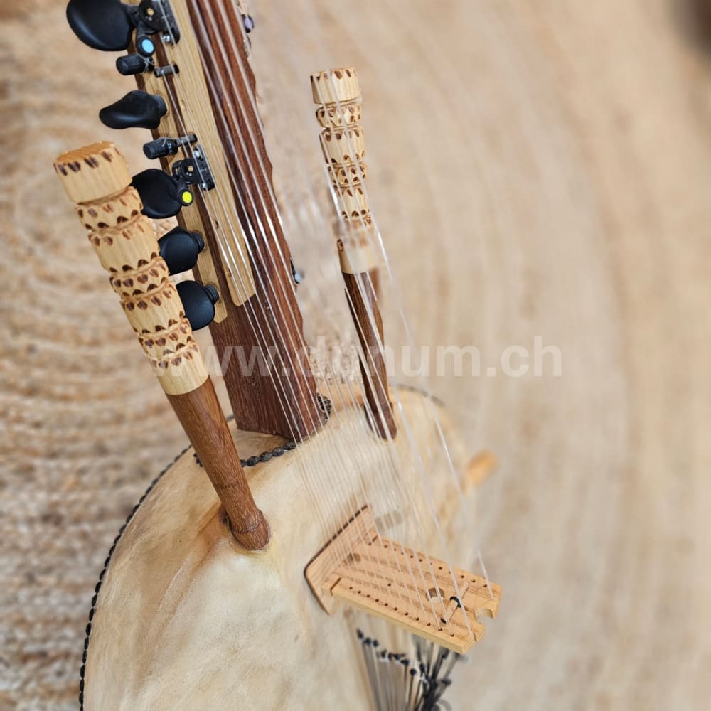 Profi Kora - mit Halbtönen - Mandingue Stimmung | Saiteninstrumente | Kora N'Goni | Dunum.ch
