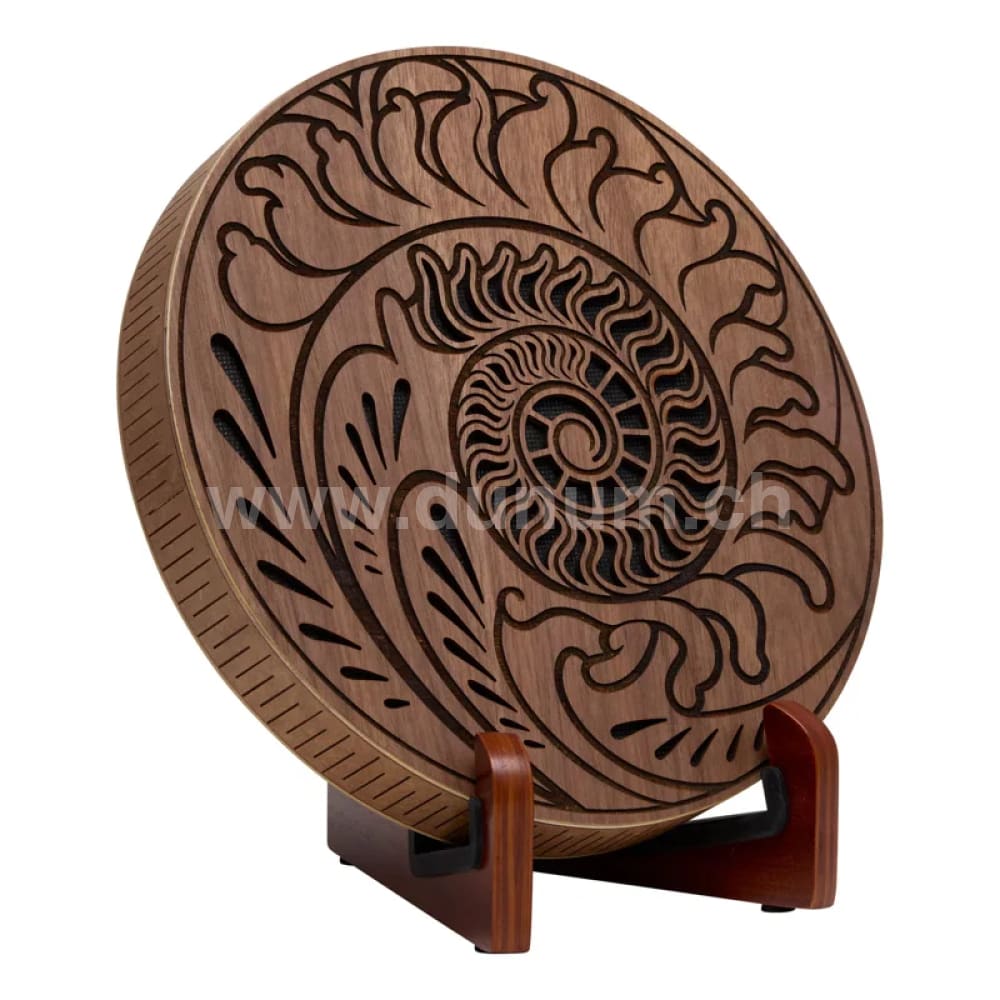 Raindisk 25 cm - Ocean Sound - Fibbonaci inspired carving