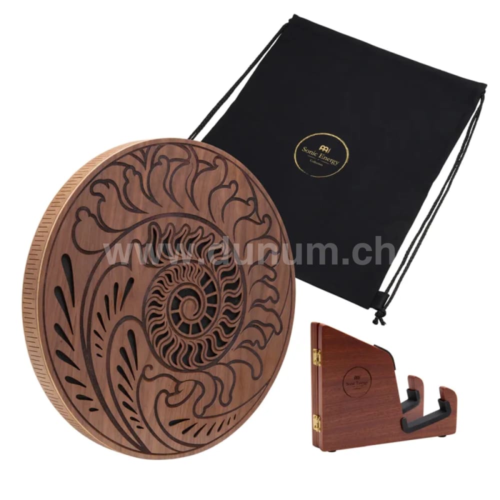 Raindisk 38 cm - Ocean Sound - Fibbonaci inspired carving