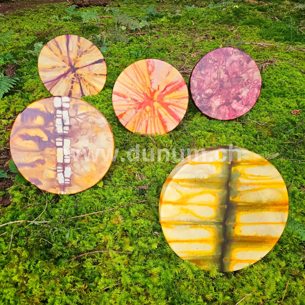 Ritualtrommel ø 30 cm - Hirsch gefärbt