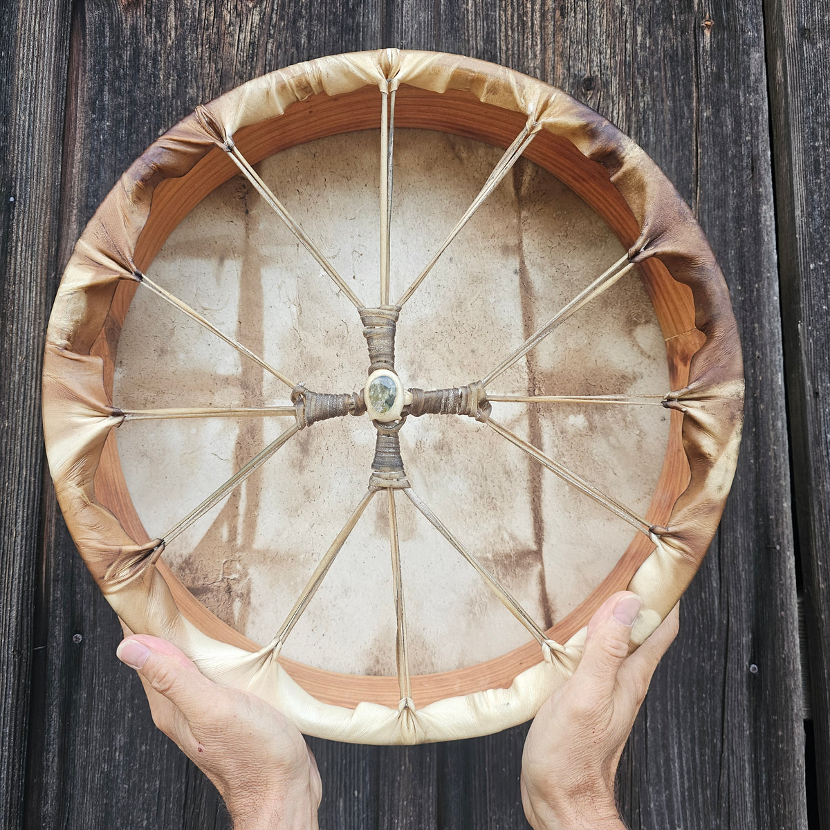 Vollmond Schamanentrommel ø 40 cm | Hirsch | Kirsche