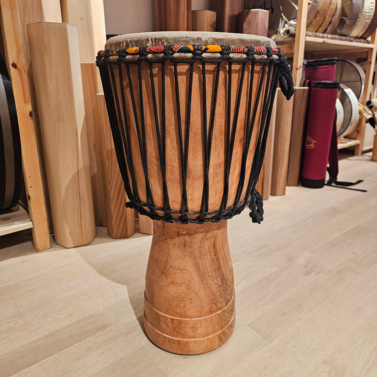 Djembé from Ghana Ø 33 cm, H 63 cm