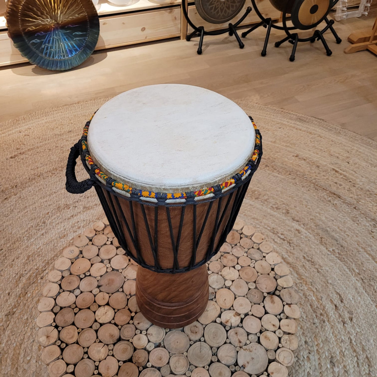 djembe from ivory coast, Ø 37 cm, H 57 cm