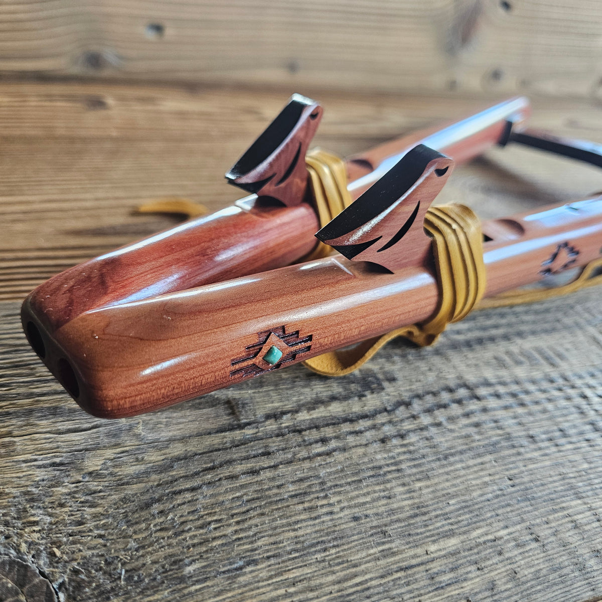 Flûte double Kestrel ré aigu