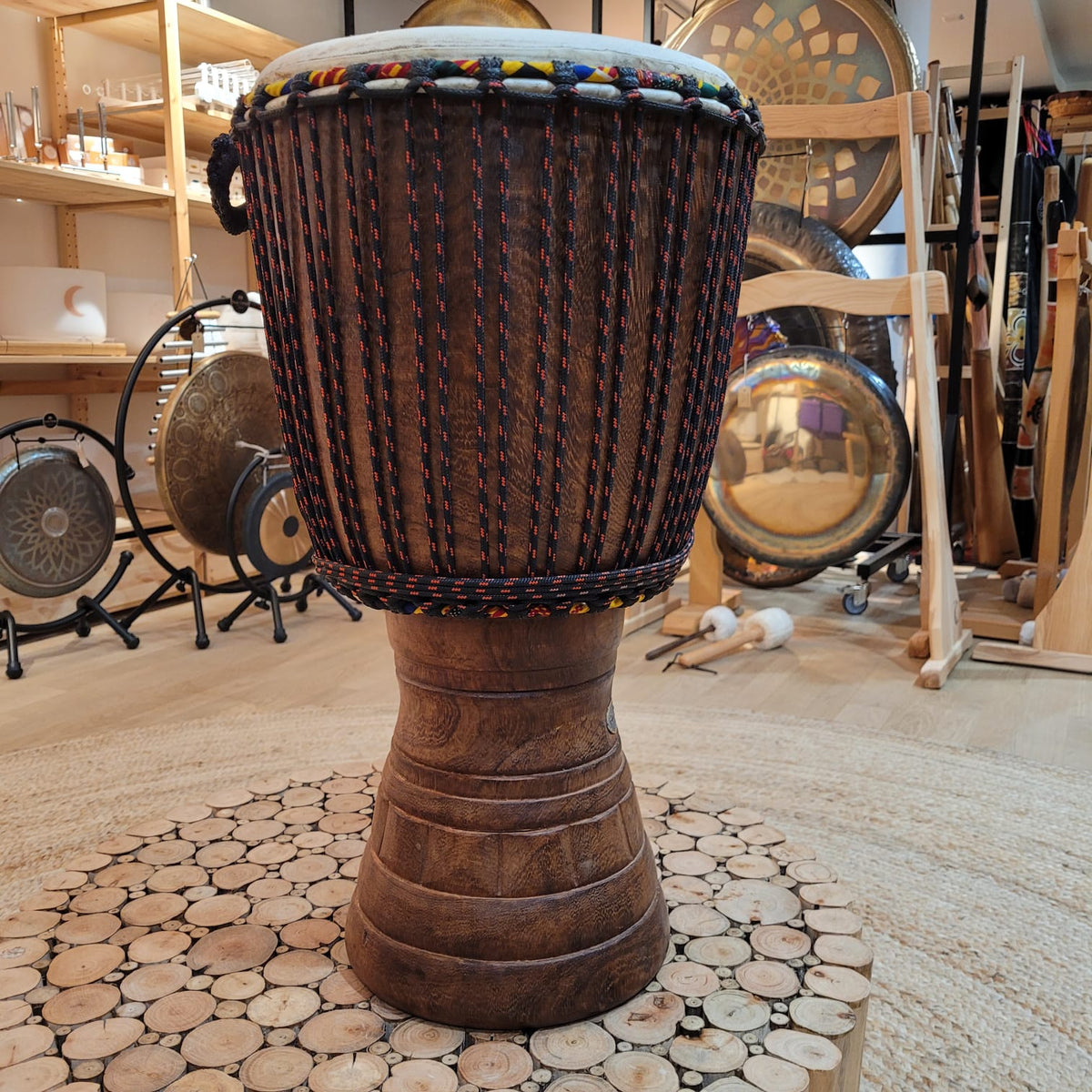 djembe from ivory coast, Ø 34 cm, H 64 cm