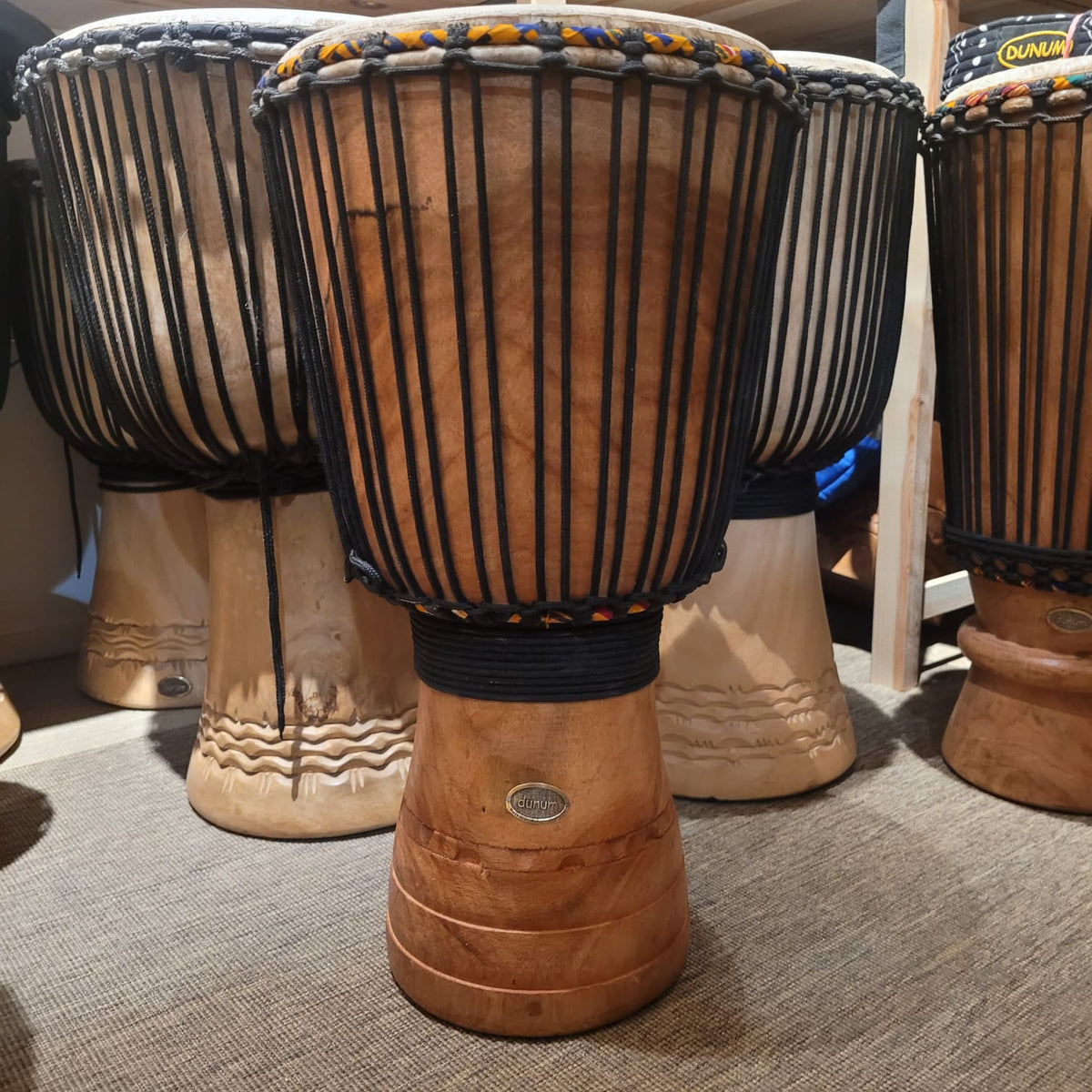 Djembé from Ghana, Ø 31 cm, H 58 cm