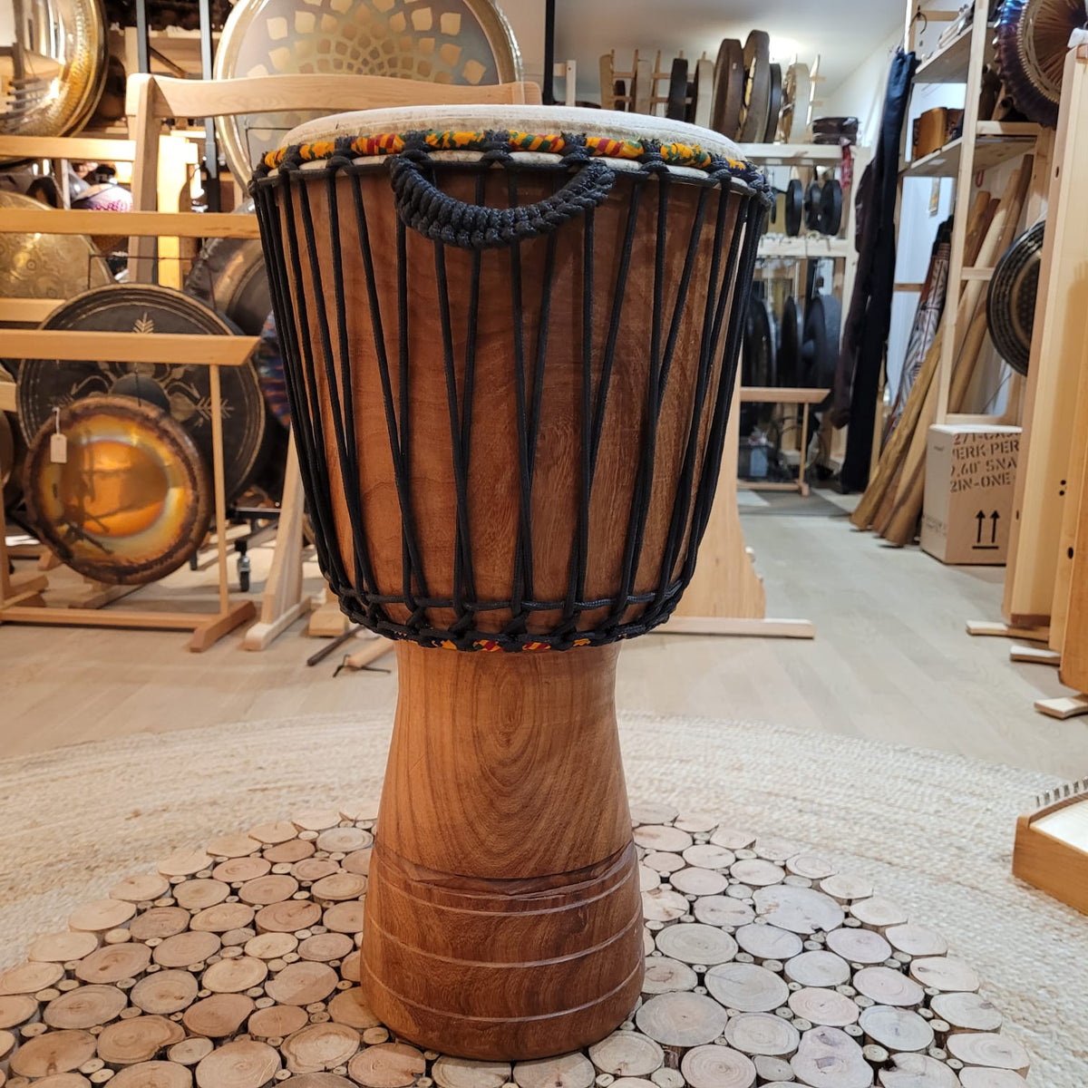 djembe from ivory coast, Ø 37 cm, H 57 cm