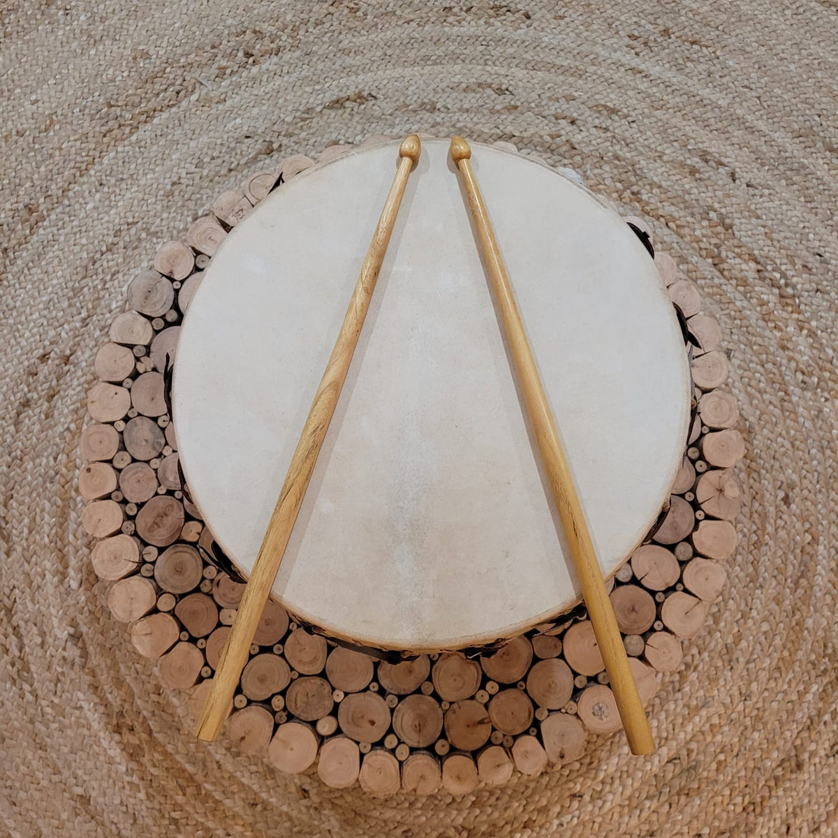 Tambour médiéval | 33 x 33 cm