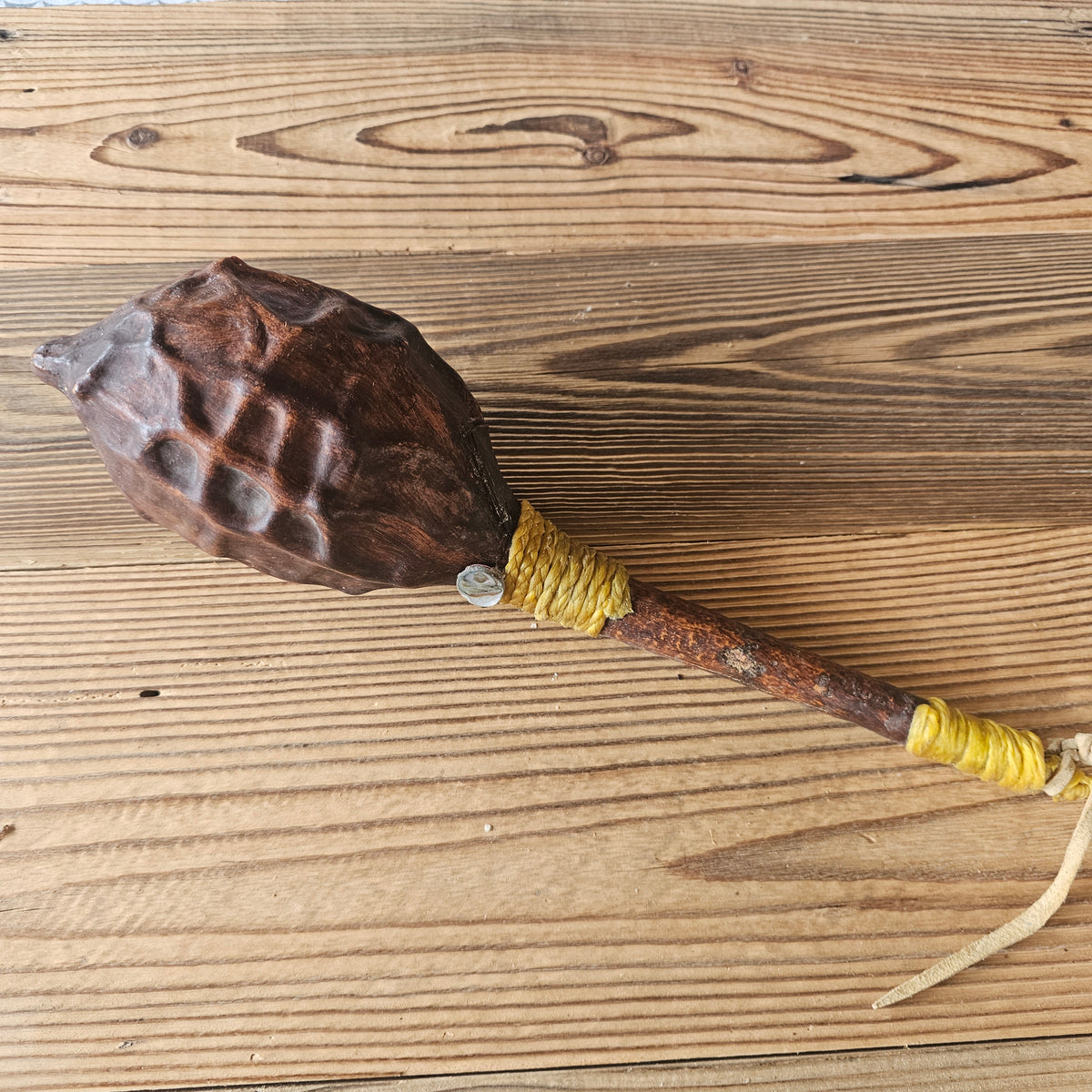 Gourd rattel | Lakota calabash rattle