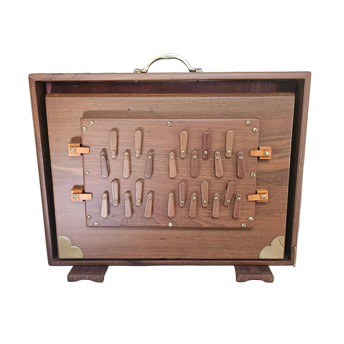 Shrutibox | 2 octaves | Note grave : do (C2) | 440 Hz | Bois de teck | Sac de transport inclus