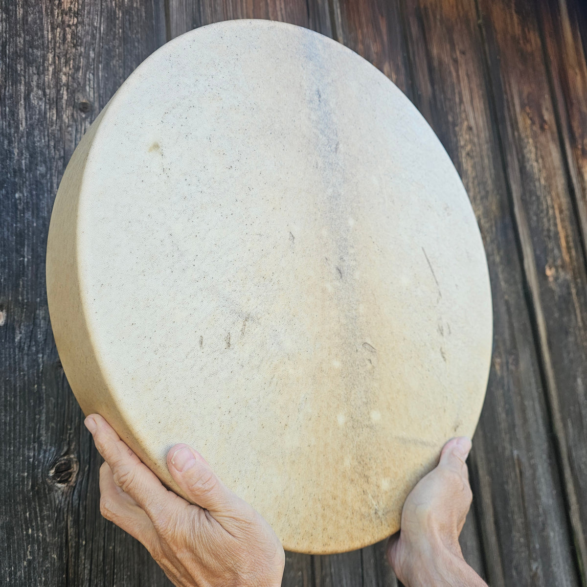 Tambour chamanique pleine lune ø 45 cm - cerf rouge - hêtre
