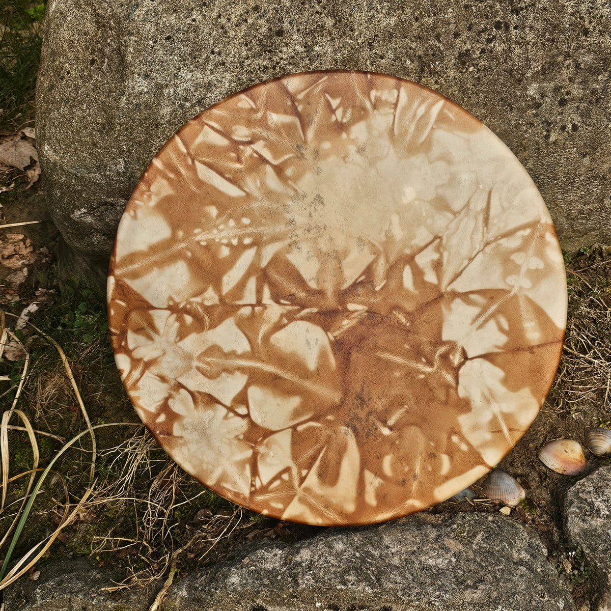 Full moon shaman drum ø 40 cm - birch - deer