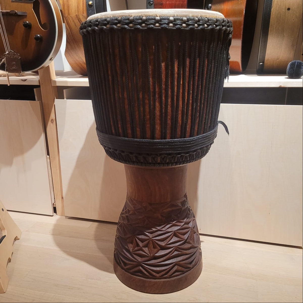 Master class de djembé du Burkina Faso, Ø 34,5 cm, H 66 cm