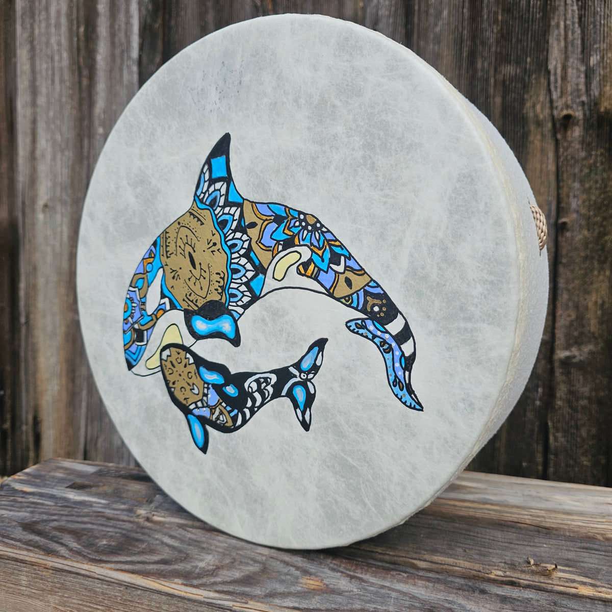 Vegane Buffalo Drum ø 30 cm mit Schlägel