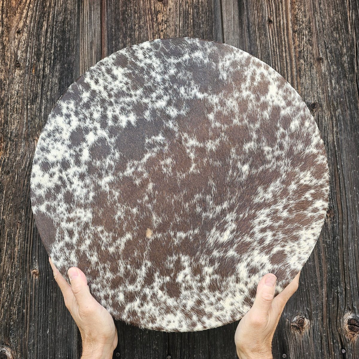 Tambour rituel ø 45 cm - peau de vache