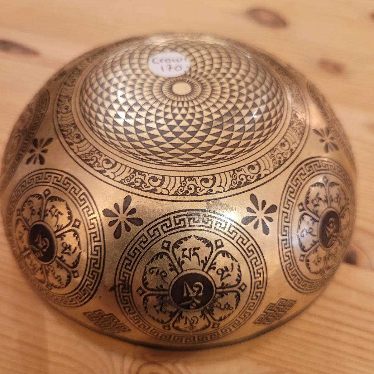 Tibetische Klangschale - Weisse Tara ø 12.5 cm
