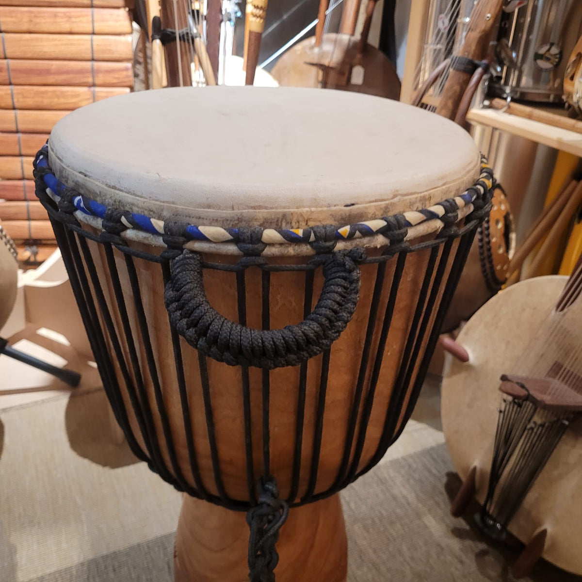Djembé du Ghana, Ø 37 cm, H 63 cm