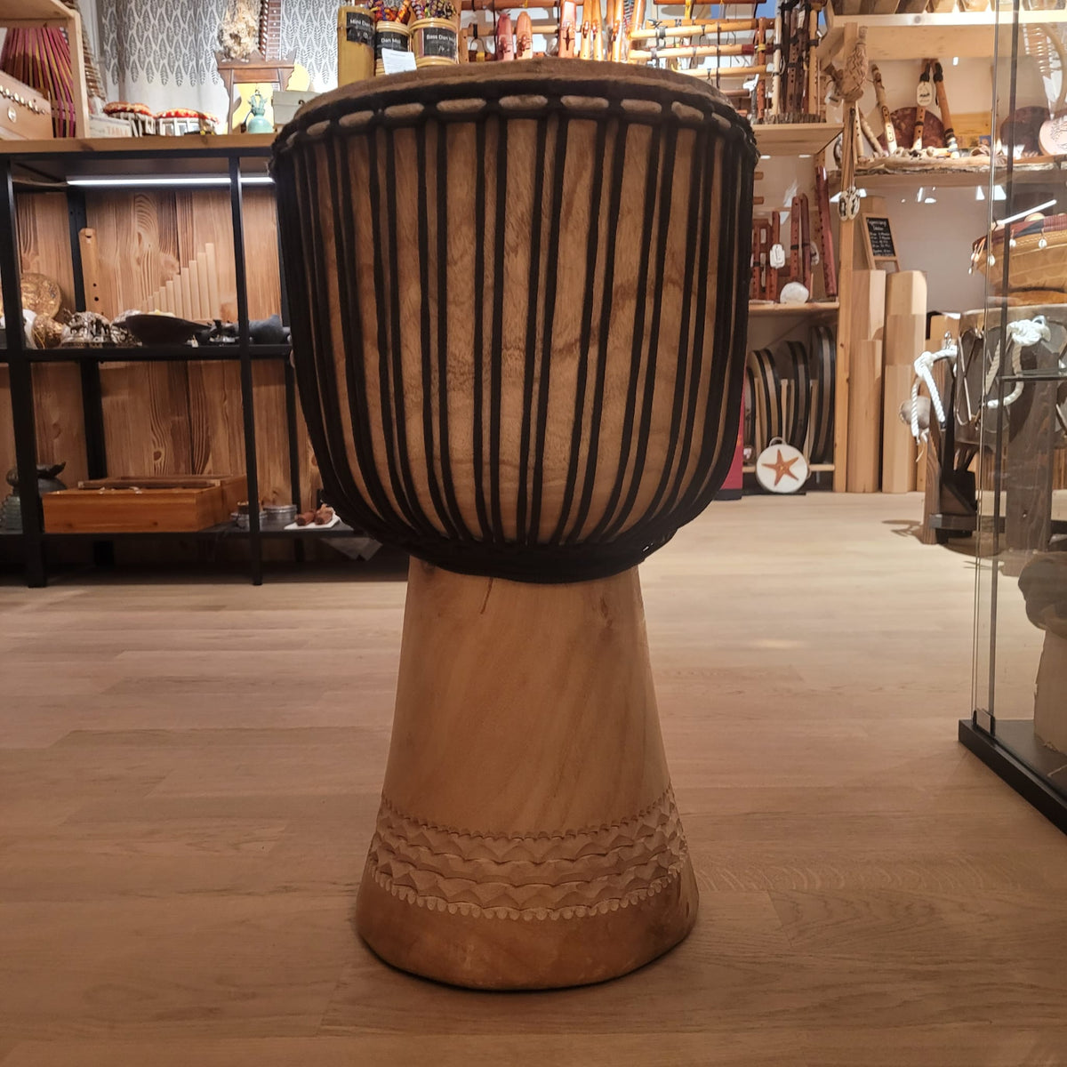 Djembé from Guinea Ø 32 cm, H 60 cm