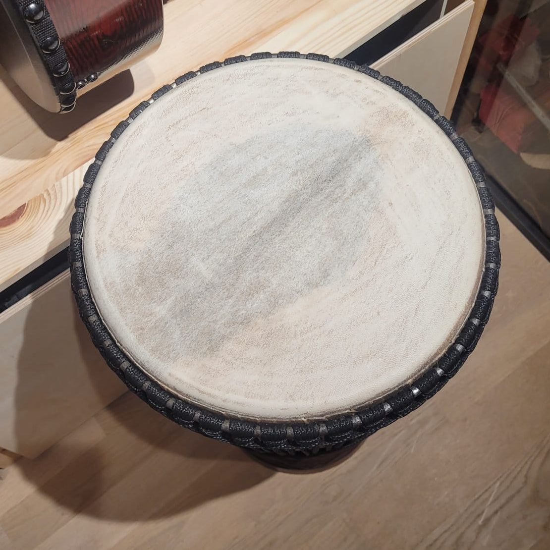 Master class de djembé du Burkina Faso, Ø 34,5 cm, H 66 cm