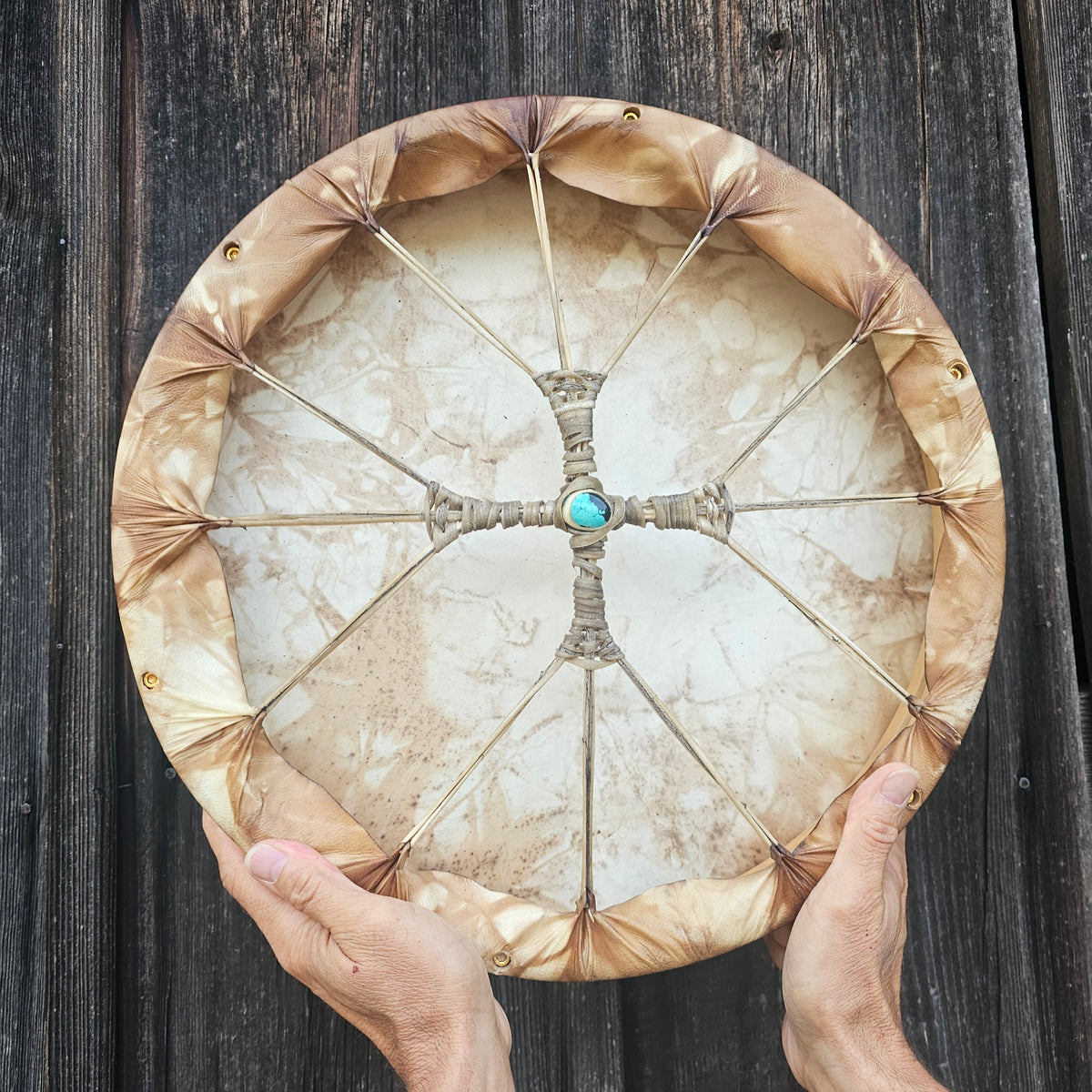 Full Moon Shaman Drum, 40 cm diameter | Goat | Stretchable
