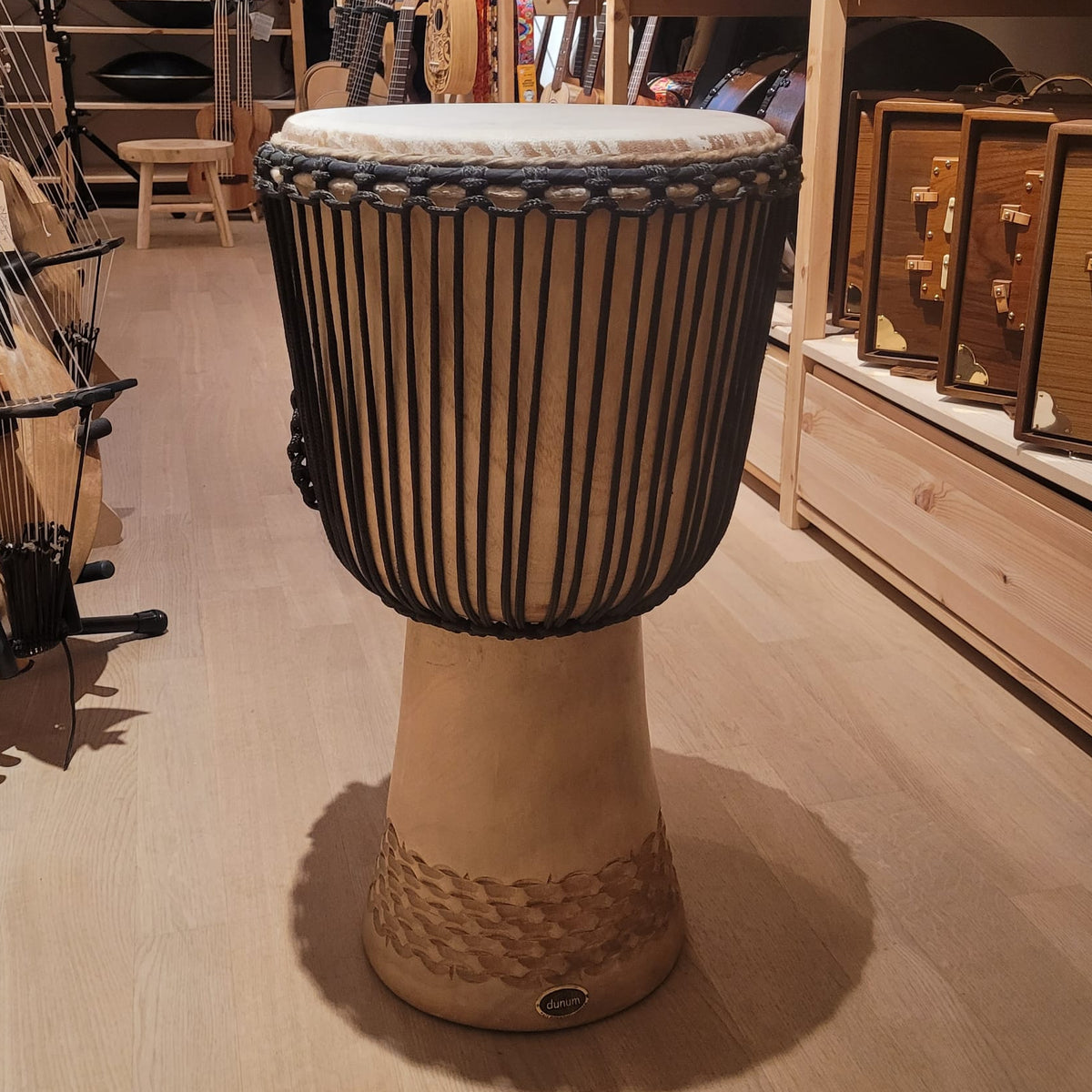 Djembé from Guinea Ø 30 cm, H 61 cm