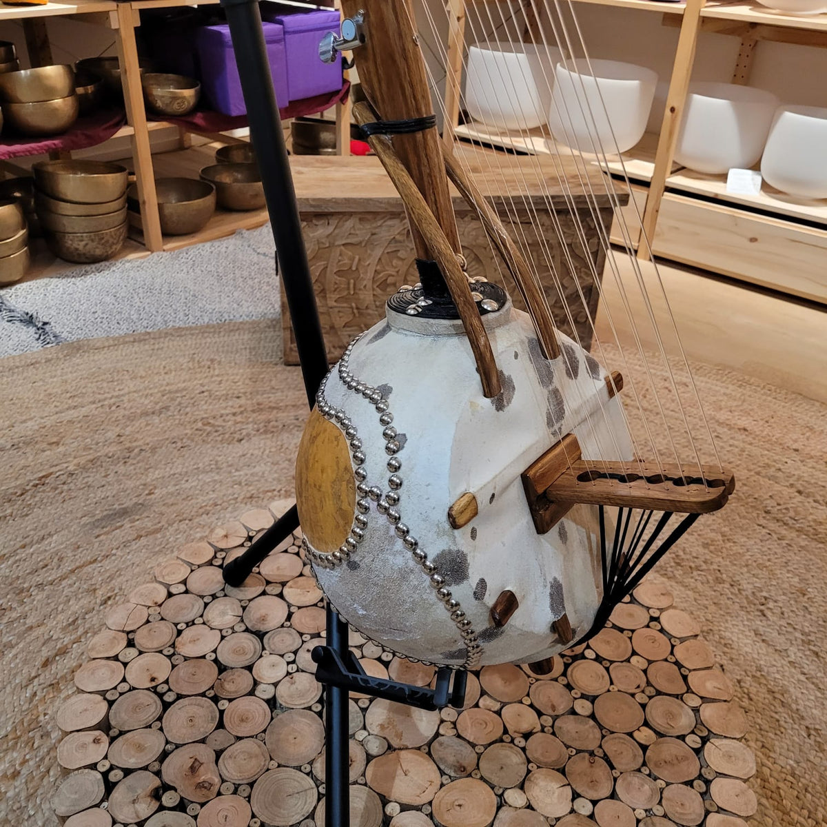 Kamelen Goni 16-string from Mali with bag