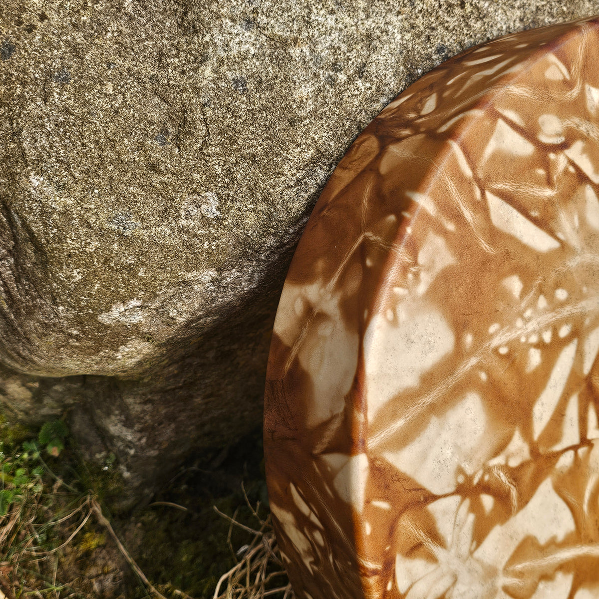 Full moon shaman drum ø 40 cm - birch - deer