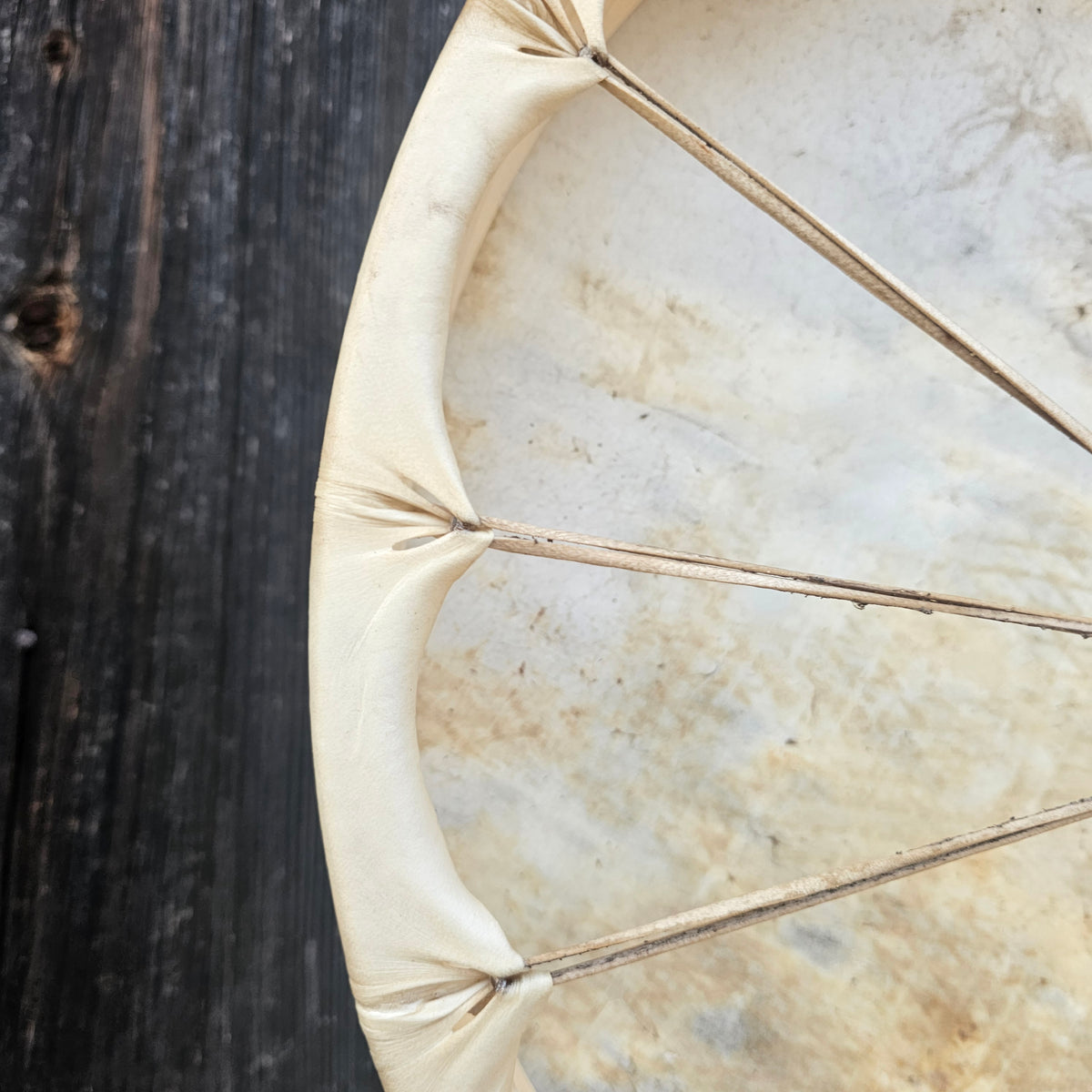 Tambour chamanique « Pleine Lune », ø 46 cm | Cerf | Bouleau